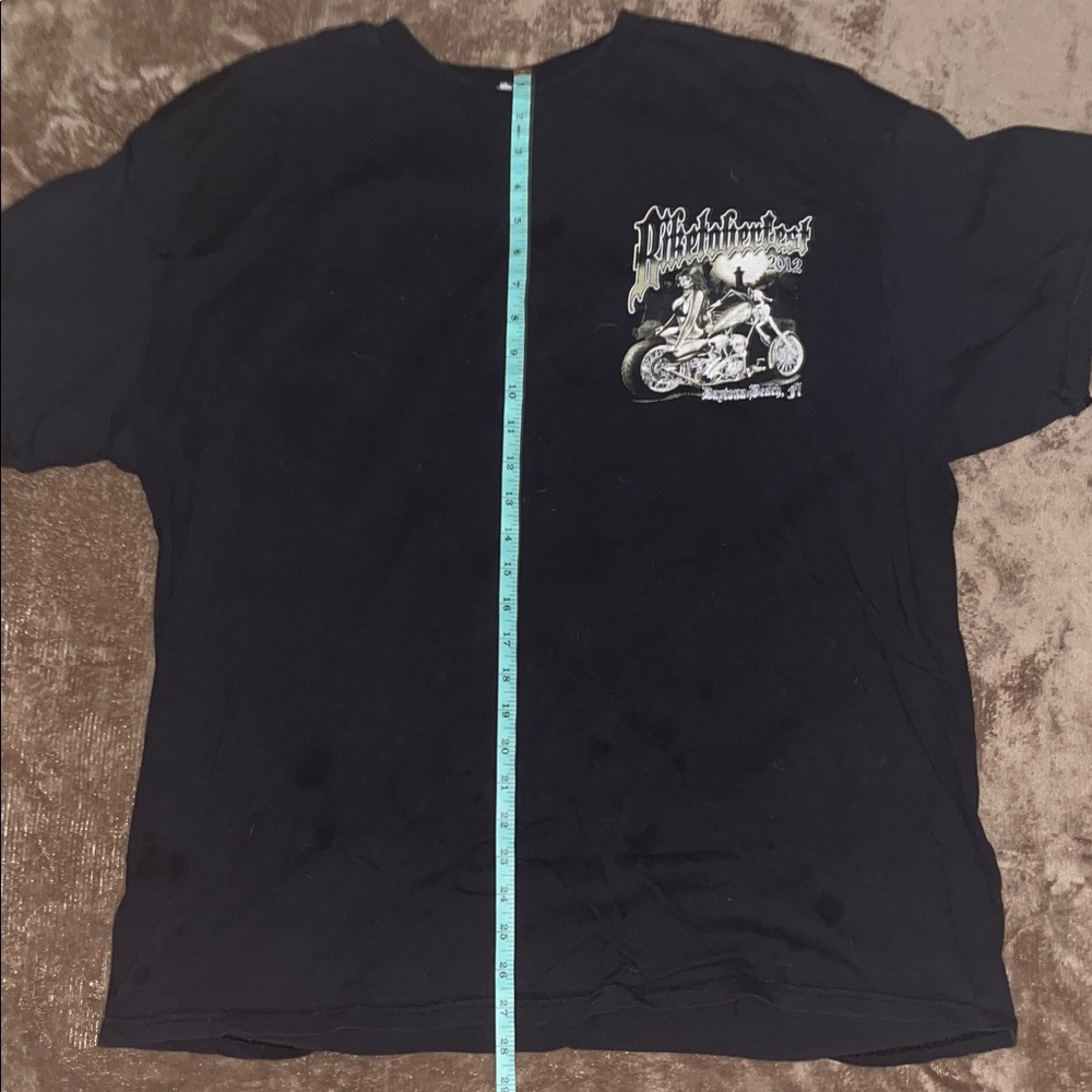 2012 black biketoberfest t shirt